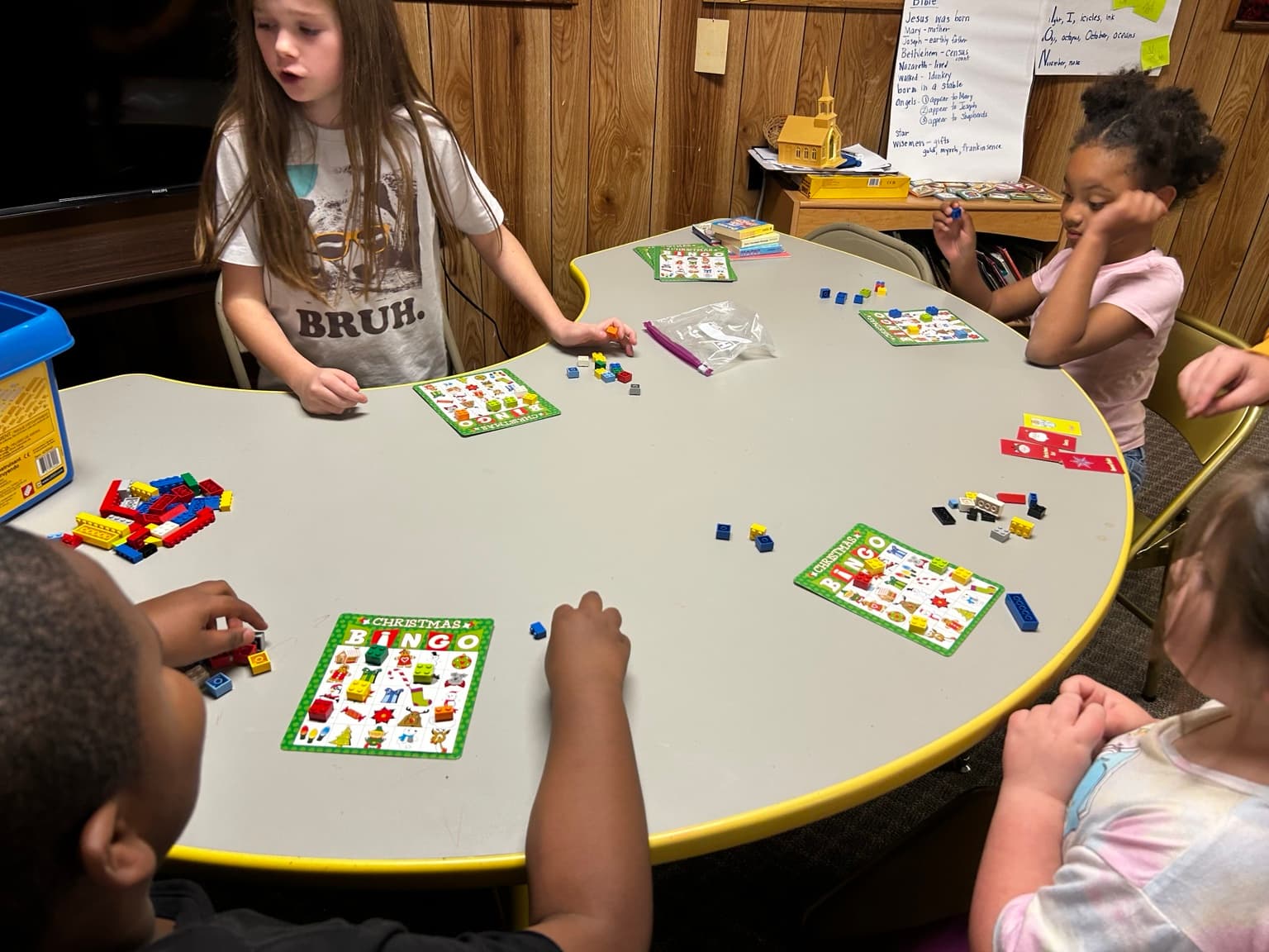 Children enjoying time together at Meadowbrook Christian Church